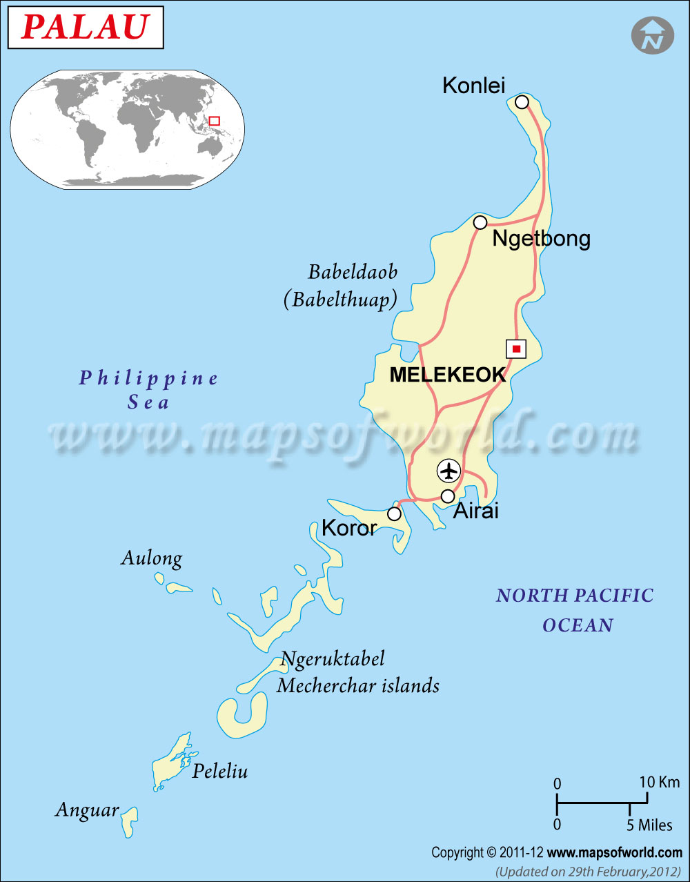 Palau Map