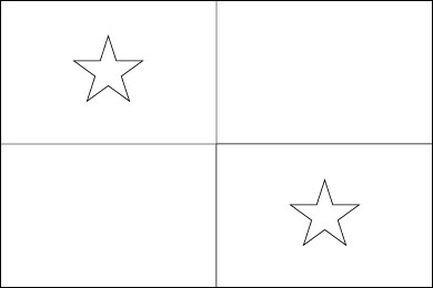 Blank Panama Flag