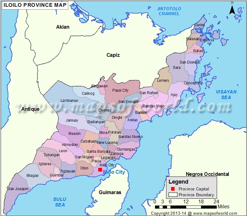Iloilo Province Map