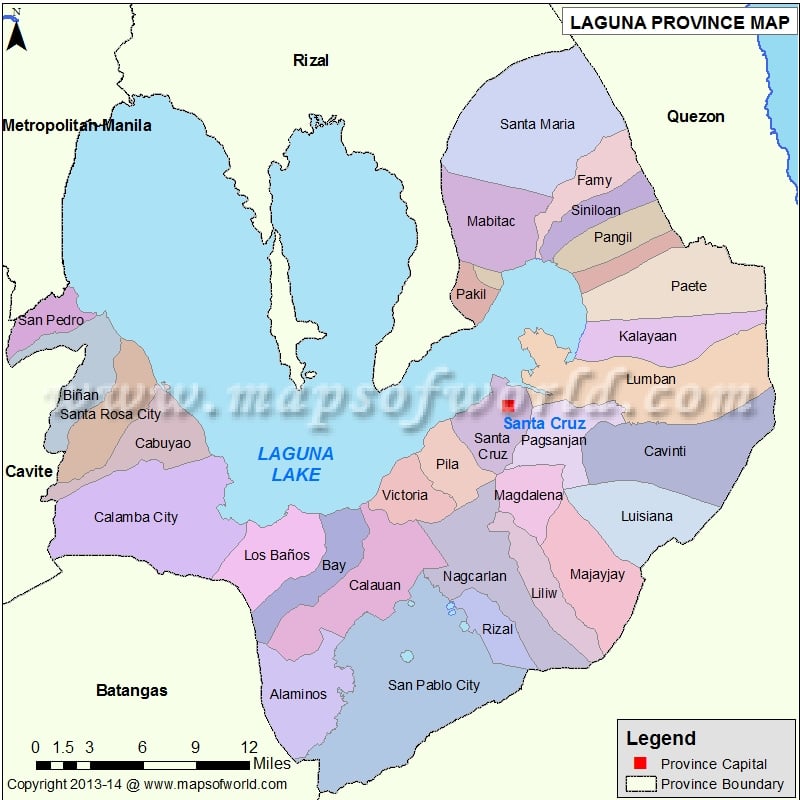 Laguna  Map 