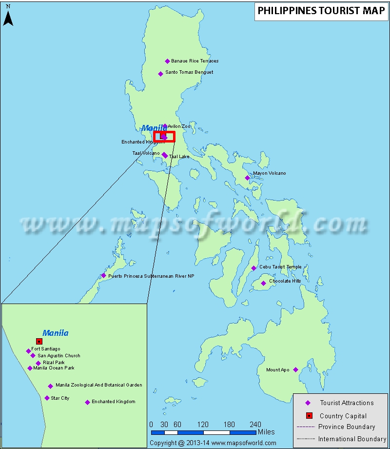my travel map philippines