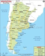 Argentina Road Map