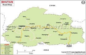 Bhutan Road Map