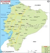 Ecuador Road Map