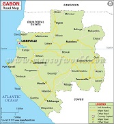 Gabon Road Map