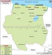 Suriname Road Map