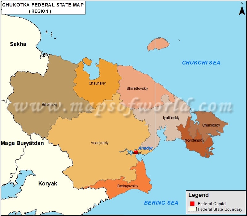 Chukotka Map