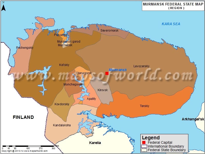 Murmansk Map