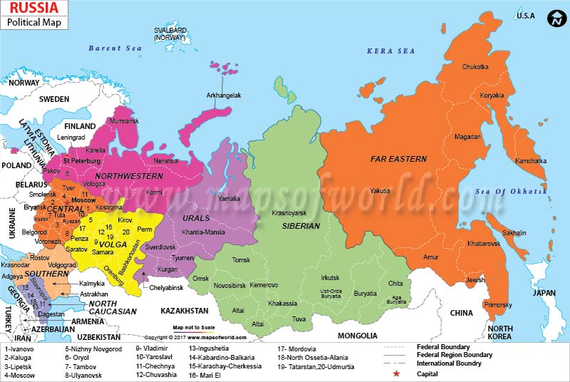 Regions of Russia