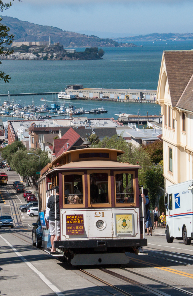 Cable car system - An icon of San Francisco.