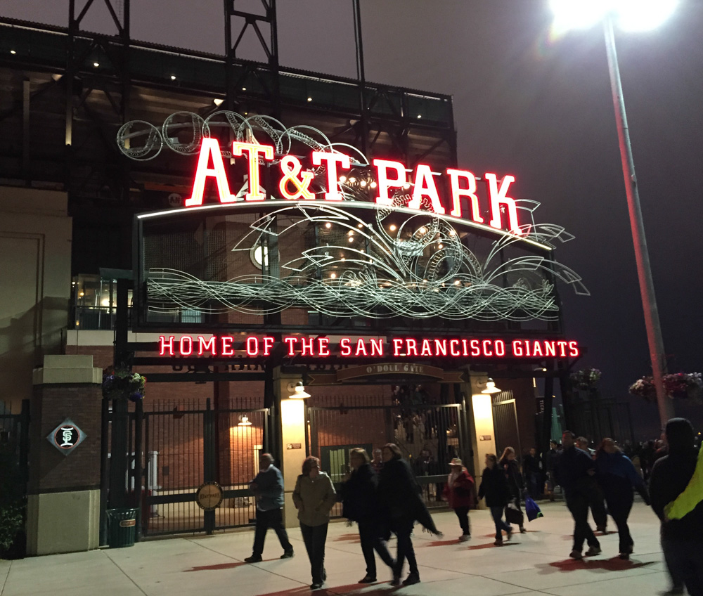 AT&T Park after the opera