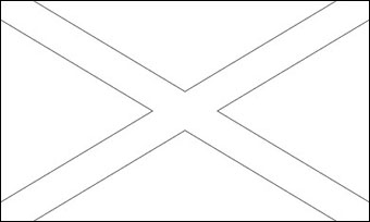 Blank Scotland Flag