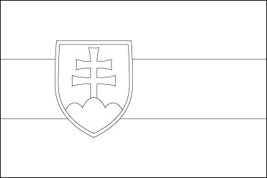 Blank Slovakia Flag