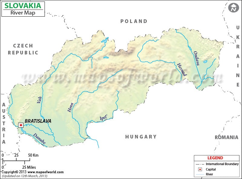 Словакия карта гугл