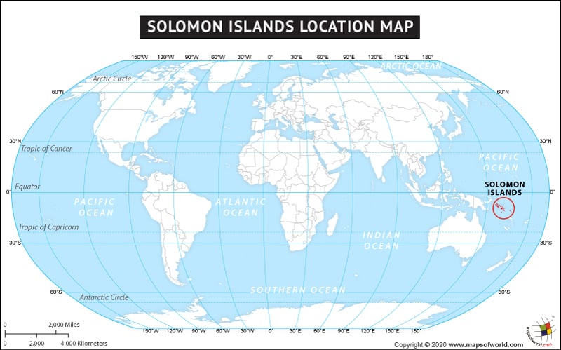 Where is Solomon Islands Located?