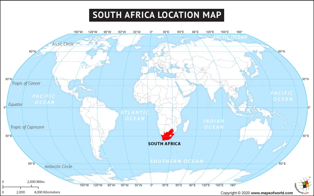 Where is South Africa Located?