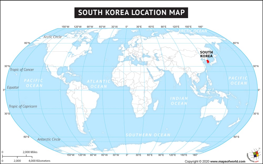 Where is South Korea Located?