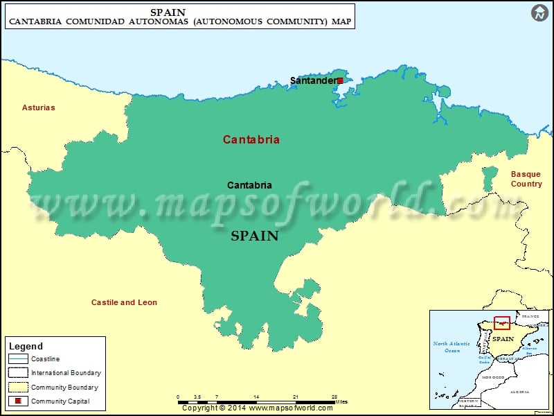 Cantabria Maps