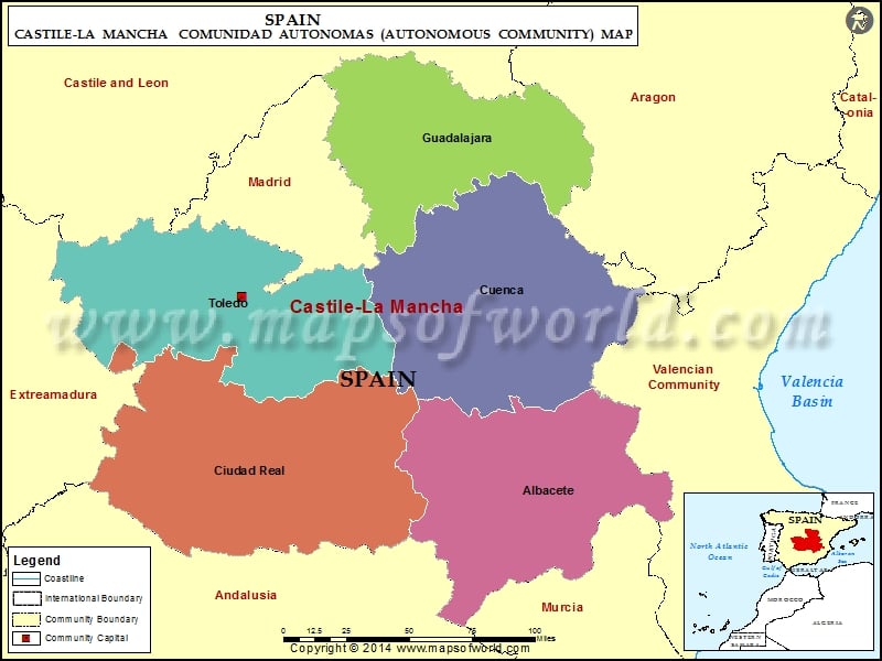 Castile-La Mancha Maps