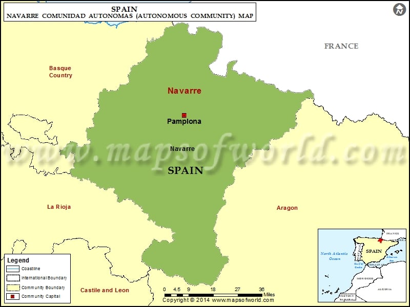 Comunidad Foral de Navarra Maps