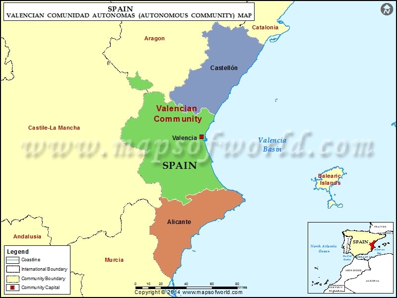 Comunidad Valenciana Maps