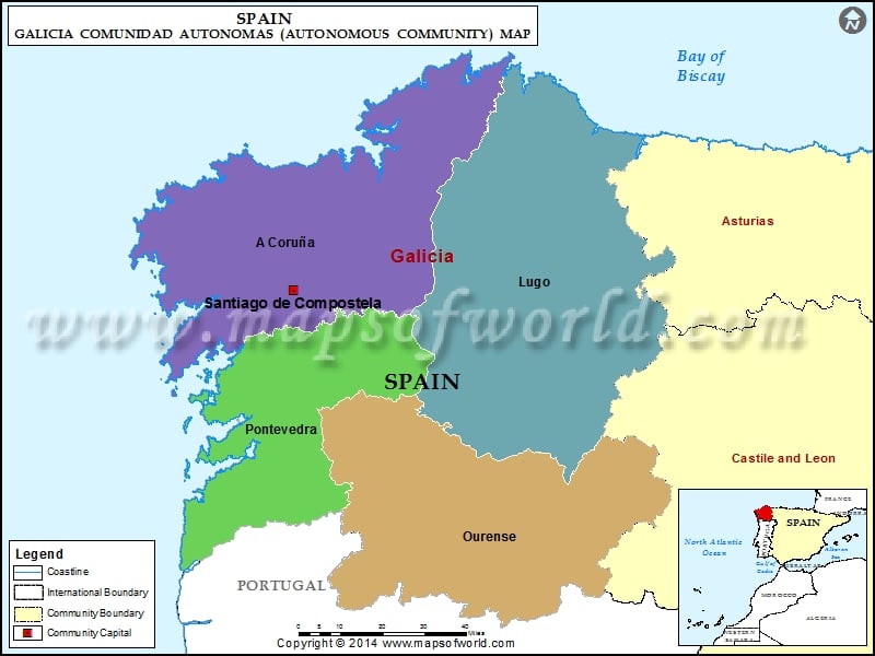 Galicia Maps