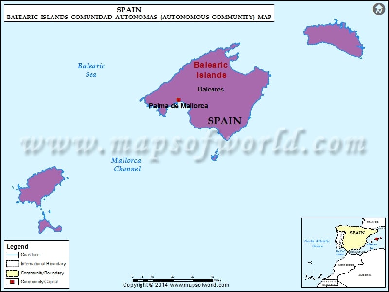 Islas Baleares Maps