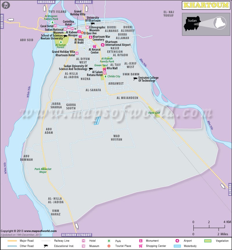 Khartoum Map