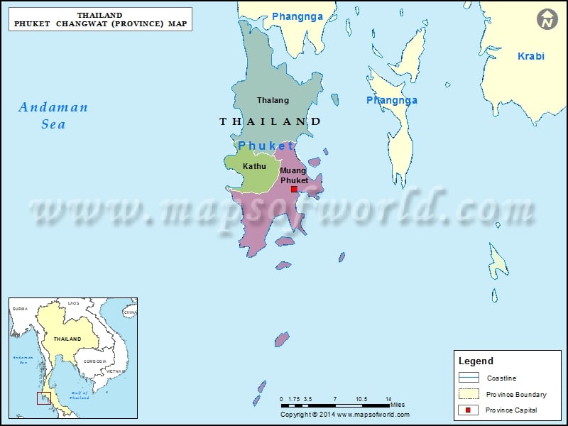 Phuket Map