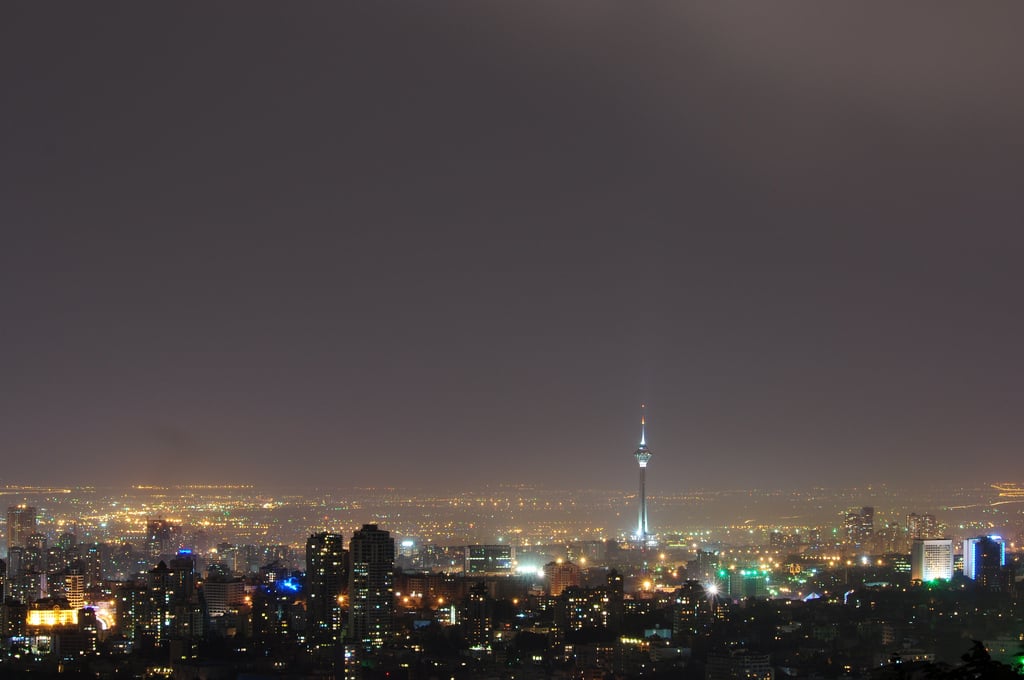 Skyline of Tehran, Iran