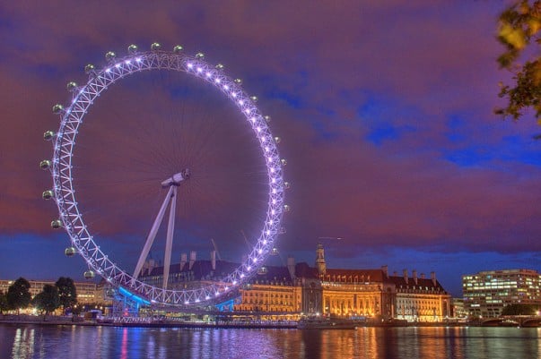 London Eye - Los Ferries más alto rueda en Europa