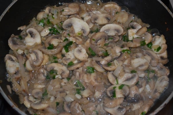Chicken Stroganoff - Cooking Mushroom