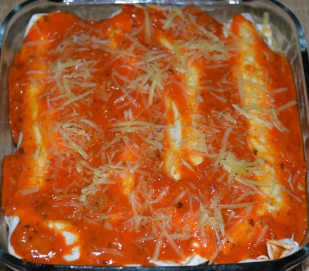 Enchiladas Ready For Baking