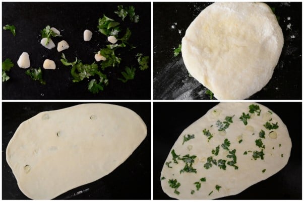 Garlic Naan - Step by Step