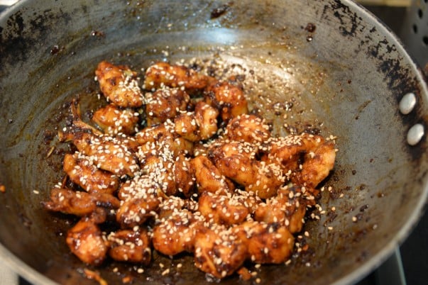 Sesame Chicken - Ready For Serving