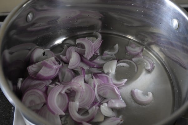 Turkish Pilau - Frying Onions