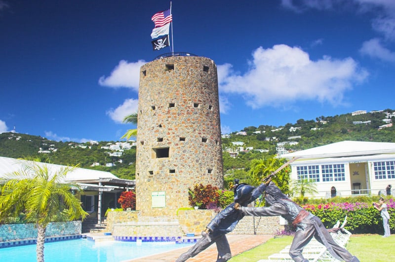 US Virgin Islands - Fort Christiansvaern Blackbeard’s Castle