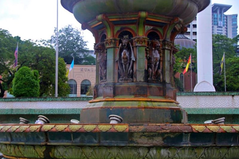 Queen Victoria Fountain in Merdeka Square