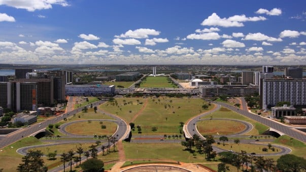 Monumental Axis (Eixo Monumental) at Brasília