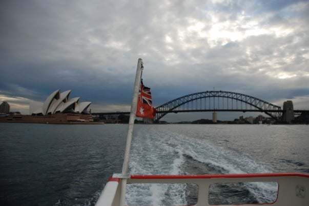 View of Harbor Bridge and Sydney Opera House