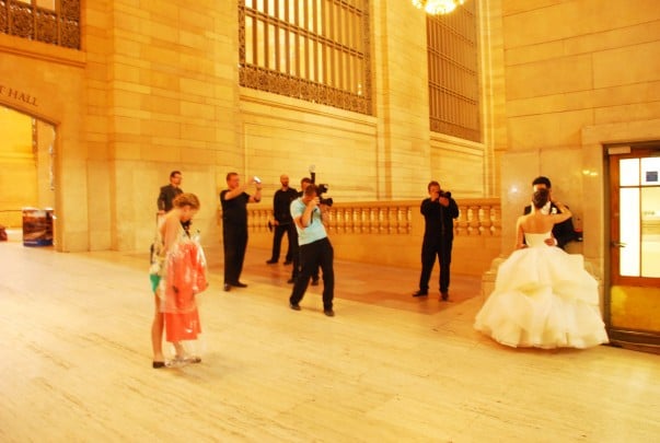 Wedding Shoot at Grand Central Terminal