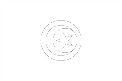 Blank Tunisia Flag