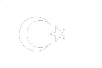 Blank Turkey Flag