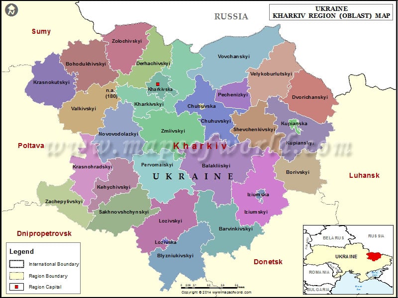 Kharkiv Map