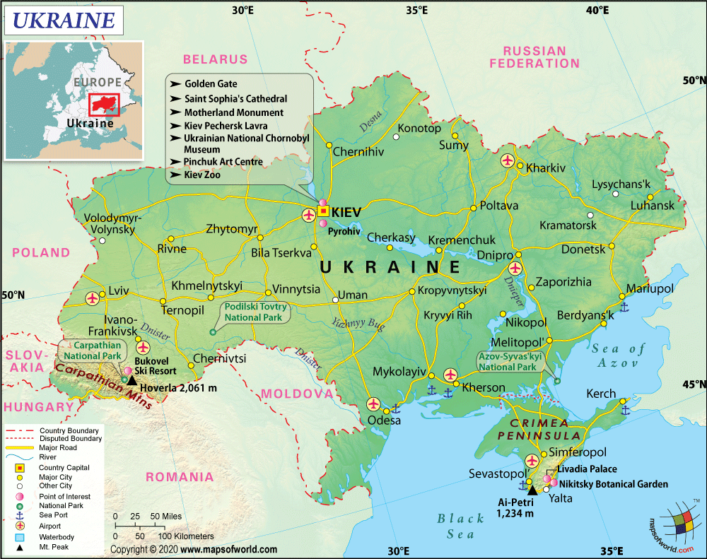 Ukraine Map