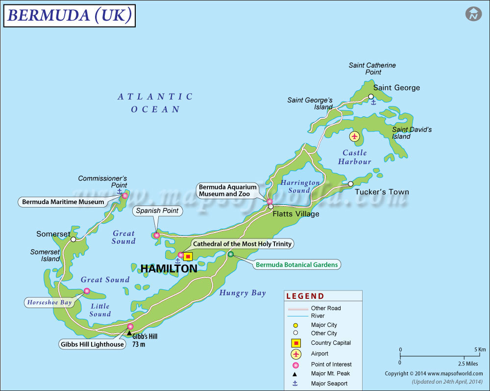 Bermuda Map.