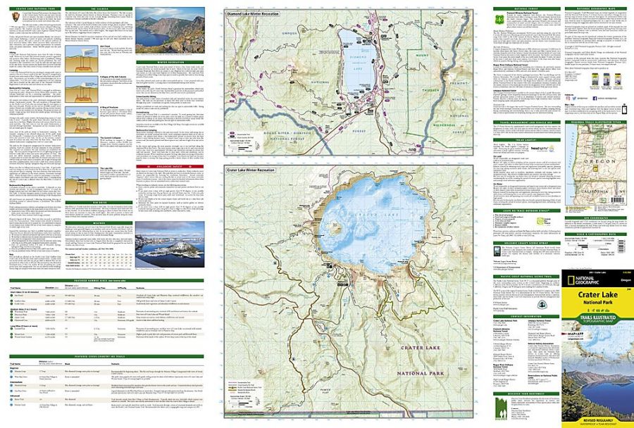 Crater Lake National Park Map | Crater Lake National Park