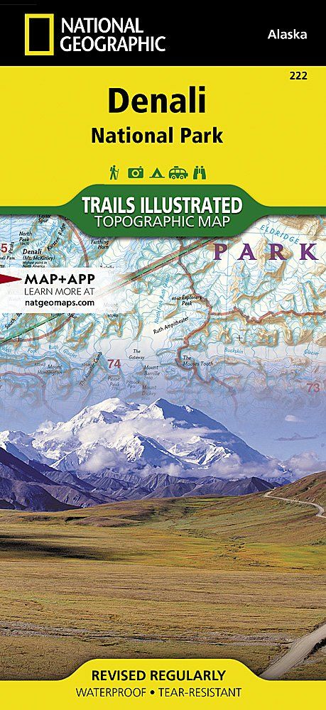 Denali National Park And Preserve Map Large 3 