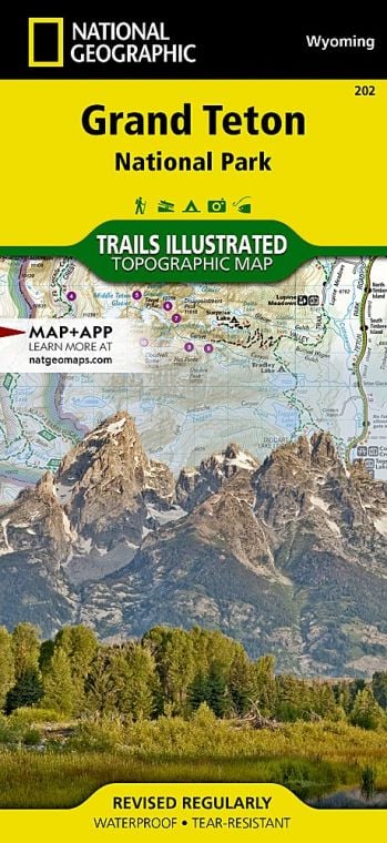 Grand Teton National Park Map Location Trails And More
