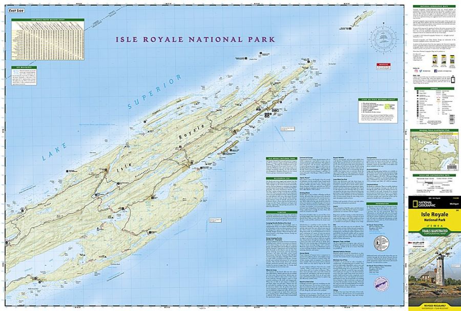 Isle Royale National Park Map  Isle Royale National Park